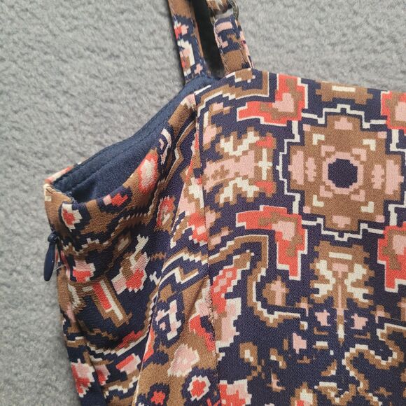 Fossil Aztec Print Spaghetti Strap Sundress Size Small - Picture 4 of 5